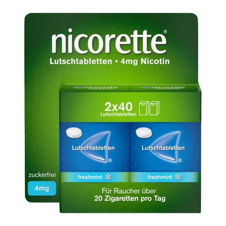 Nicorette Lutschtabletten 4 mg Nikotin, 80 St
