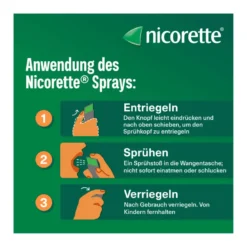 Nicorette Mint Spray 1 mg/Sprühstoß, 2 St