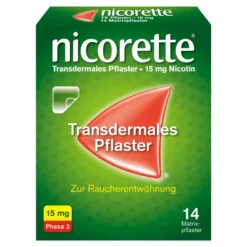 Nicorette Nikotinpflaster 15 mg Nikotin, 14 St