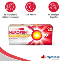 Nurofen Immedia 200 mg Weichkapseln, 20 St