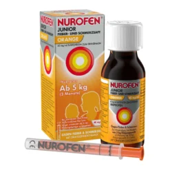 Nurofen Junior Fieber- und Schmerzsaft Orange 40 mg/ml, 100 ml