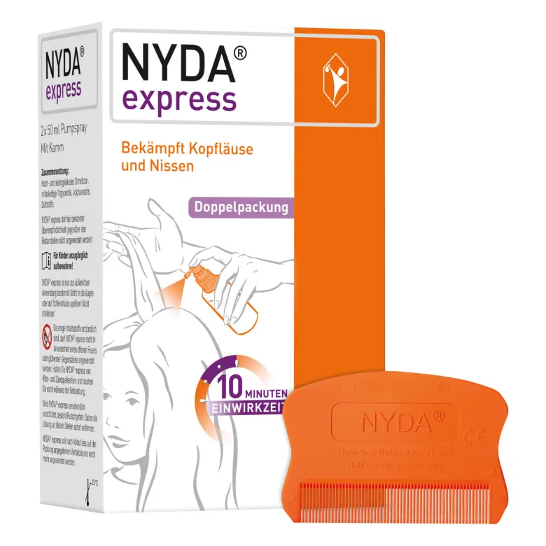 NYDA express gegen Läuse & Nissen, 2X50 ml