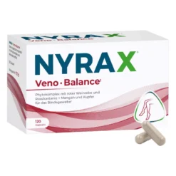 Nyrax Veno Balance Phytokomplex für das Bindegewebe Kapseln, 120 St
