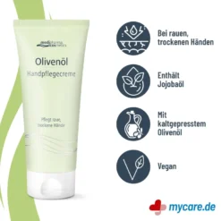 Olivenöl Handpflegecreme, 100 ml