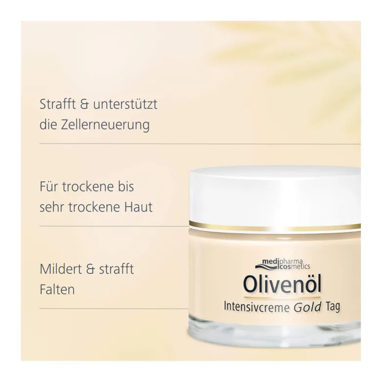 Olivenöl Intensivcreme Gold Zell-Aktiv Tagescreme, 50 ml