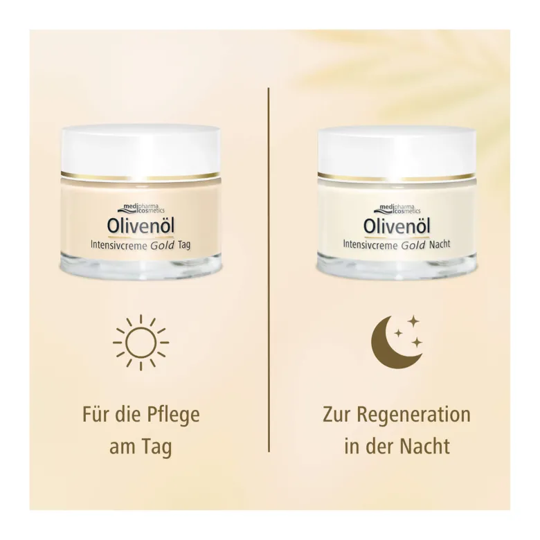 Olivenöl Intensivcreme Gold Zell-Aktiv Nachtcreme, 50 ml