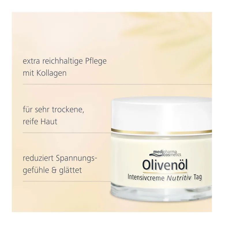 Olivenöl Intensivcreme Nutritiv Tagescreme, 50 ml