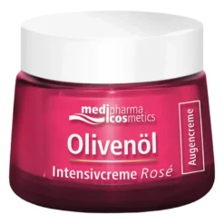 Olivenöl Intensivcreme Rosé Augencreme, 15 ml