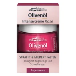 Olivenöl Intensivcreme Rosé Augencreme, 15 ml