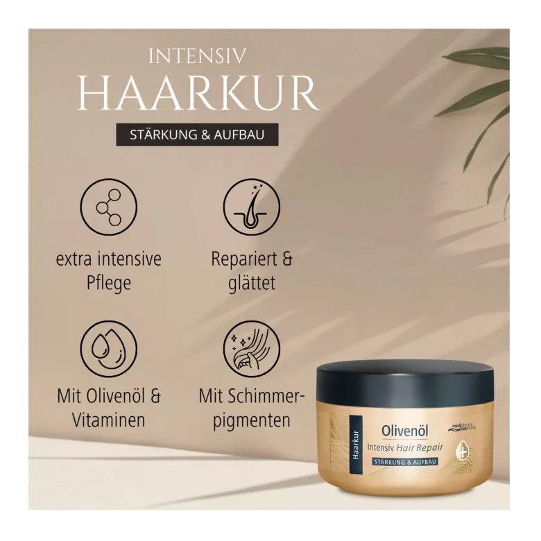 Olivenöl Intensiv Hair Repair Haarkur, 250 ml