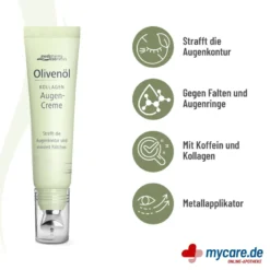 Olivenöl Kollagen Augencreme, 15 ml