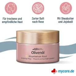 Olivenöl Körperbalsam Rosé, 250 ml