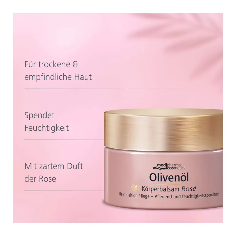 Olivenöl Körperbalsam Rosé, 250 ml