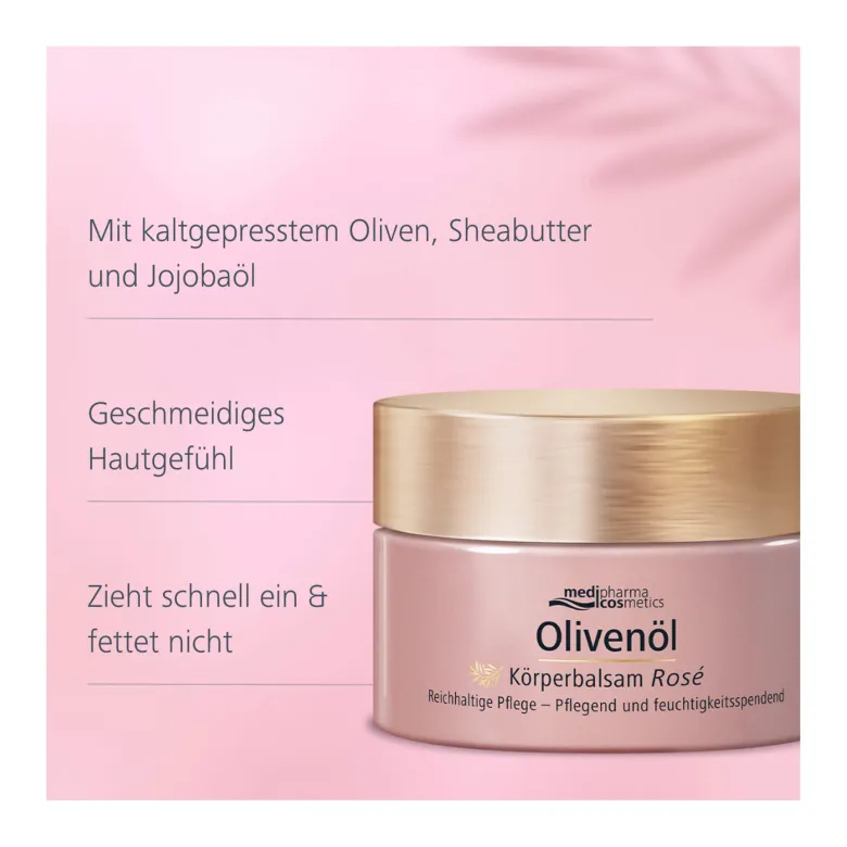 Olivenöl Körperbalsam Rosé, 250 ml