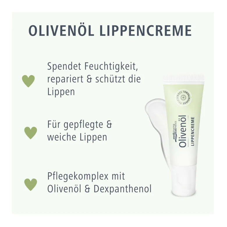 Olivenöl Lippencreme, 10 ml