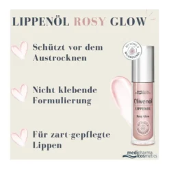 Olivenöl Lippenöl Rosy Glow, 4 ml