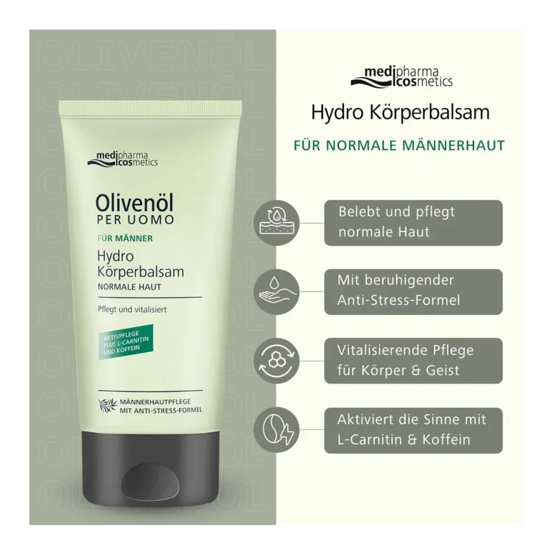 Olivenöl Per Uomo Hydro Körperbalsam, 150 ml