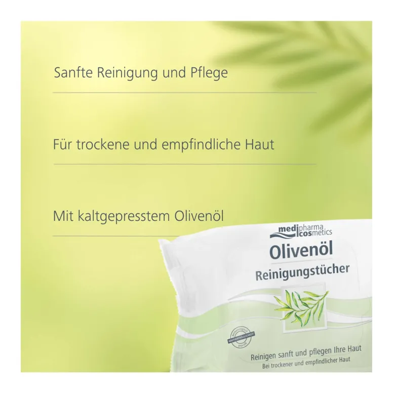 Olivenöl Reinigungstücher, 25 St