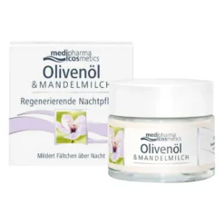 Oliven-Mandelmilch Regenerierende Nachtpflege, 50 ml