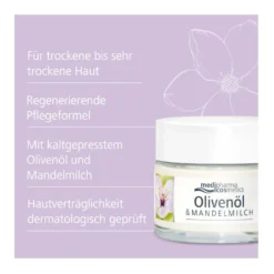 Oliven-Mandelmilch Regenerierende Nachtpflege, 50 ml