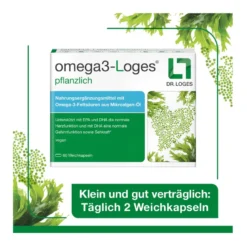 Omega 3-Loges pflanzlich Kapseln, 120 St