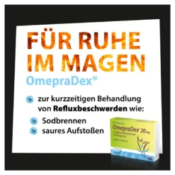 OmepraDex 20 mg Magensaftresistente Hartkapseln, 14 St