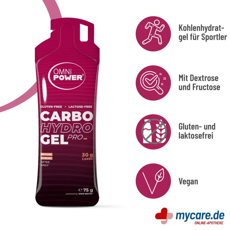 Omni-Power Carbo Hydro Gel Pro neutral, 75 g