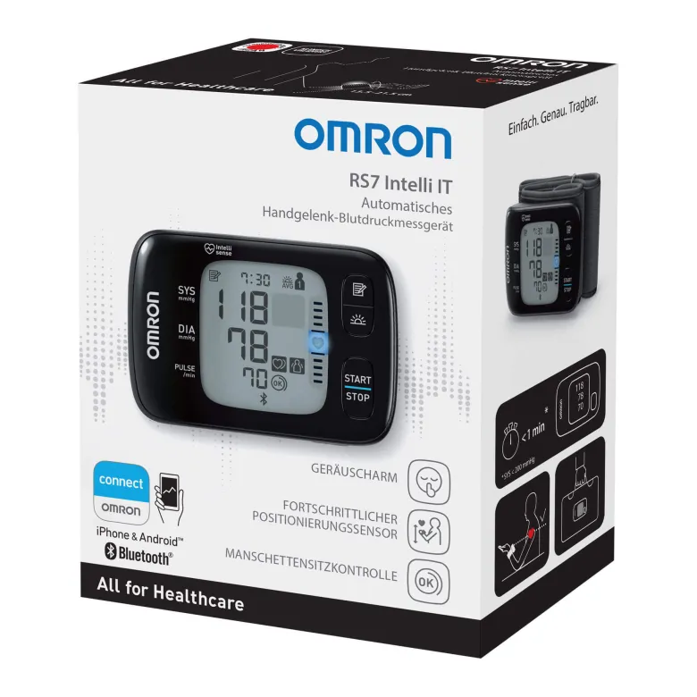 Omron RS7 Handgelenk Blutdruckmessgerät, 1 St