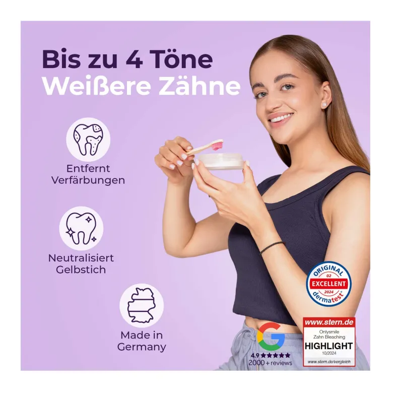OnlySmile Zahnaufhellungspulver, 75 g