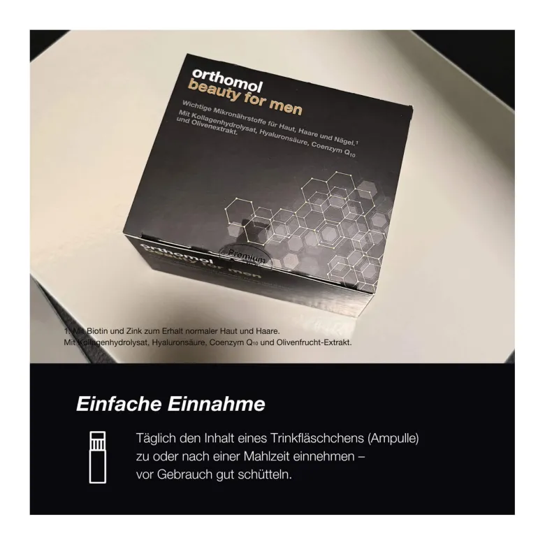 Orthomol beauty for men Trinkampullen, 30 St