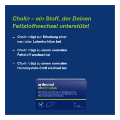 Orthomol Cholin Plus Kapseln, 60 St