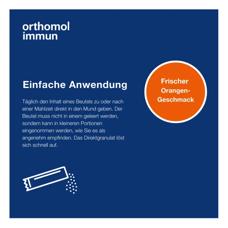 Orthomol Immun Direktgranulat Orange, 30 St