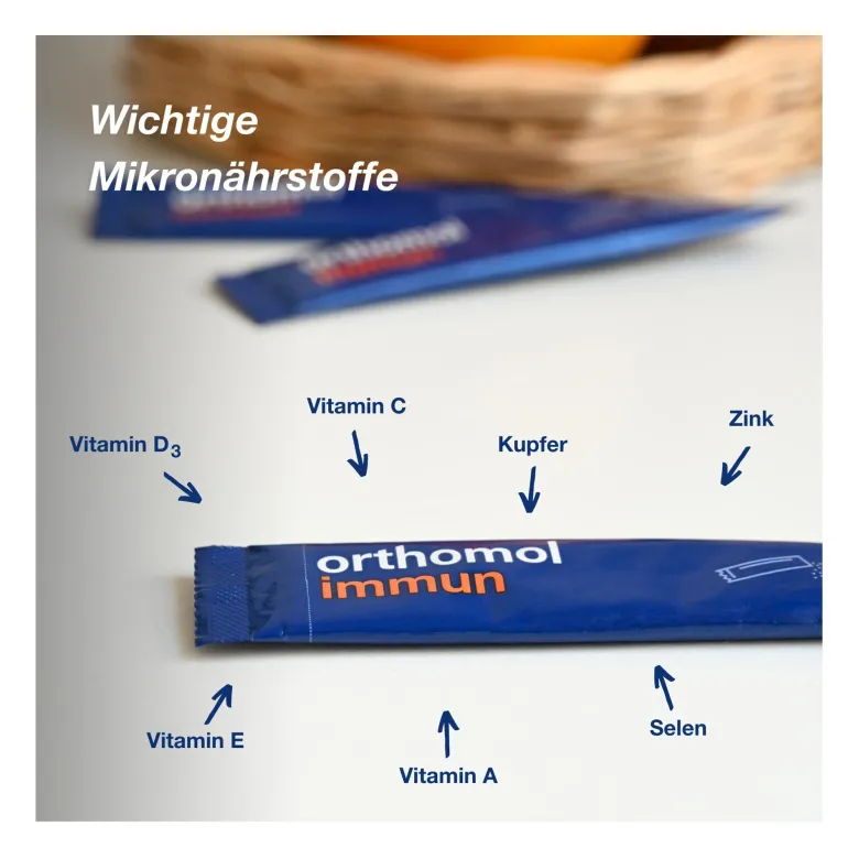 Orthomol Immun Direktgranulat Himbeer/Menthol, 30 St