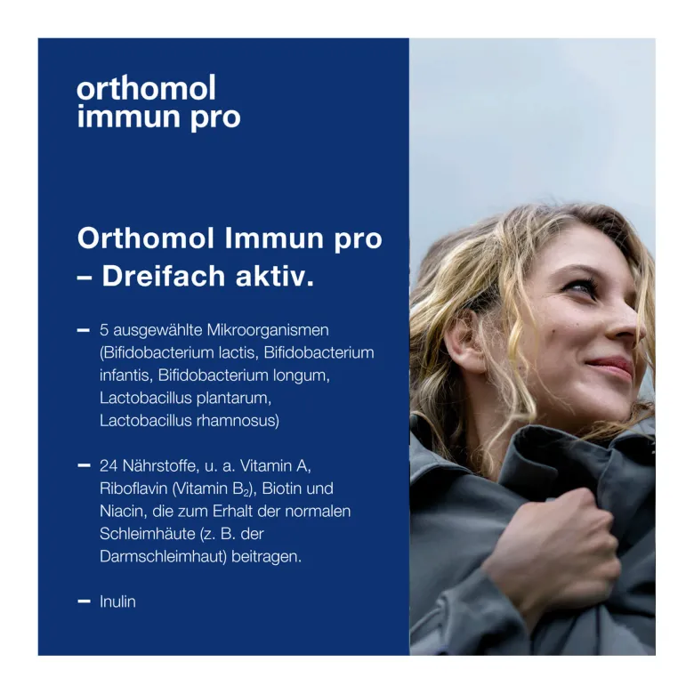 Orthomol immun pro Granulat und Kapseln, 15 St