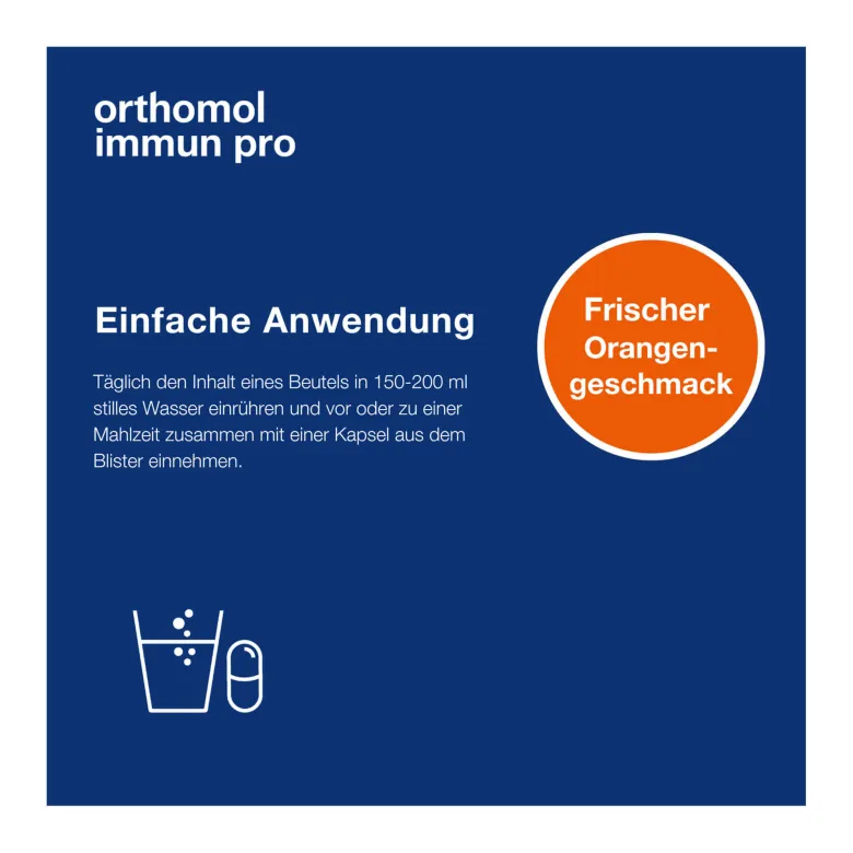 Orthomol immun pro Granulat und Kapseln, 15 St