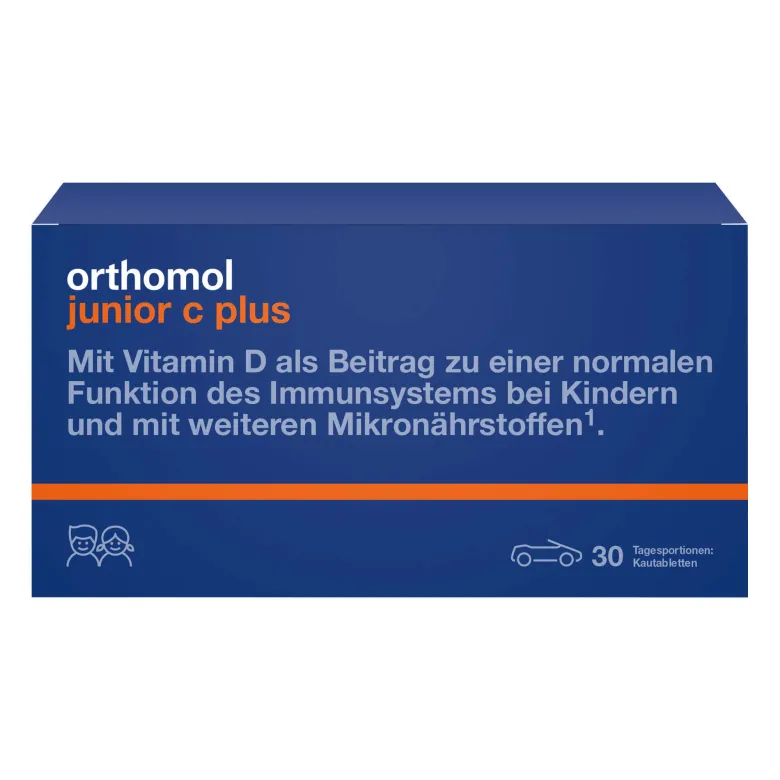Orthomol Junior C plus Kautabletten Waldfrucht, 30 St