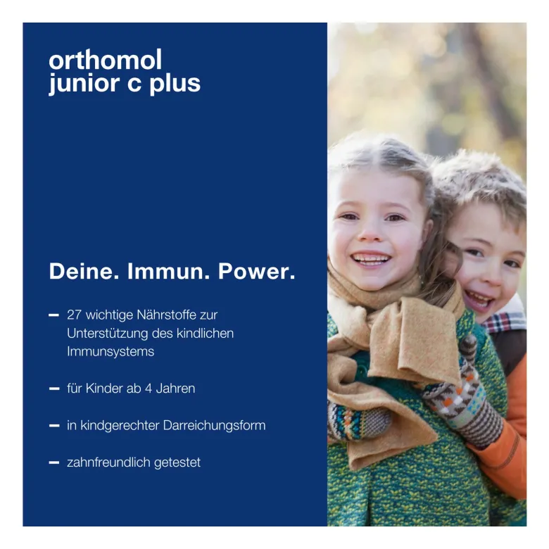 Orthomol Junior C plus Kautabletten Waldfrucht, 30 St