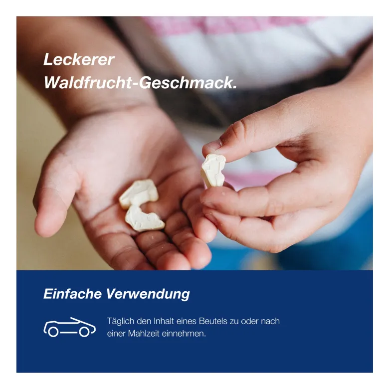 Orthomol Junior C plus Kautabletten Waldfrucht, 30 St
