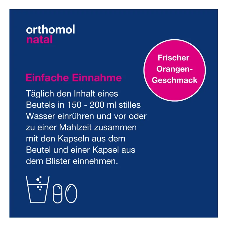 Orthomol Natal 30 Granulat/Kapseln Kombipackung, 1 St