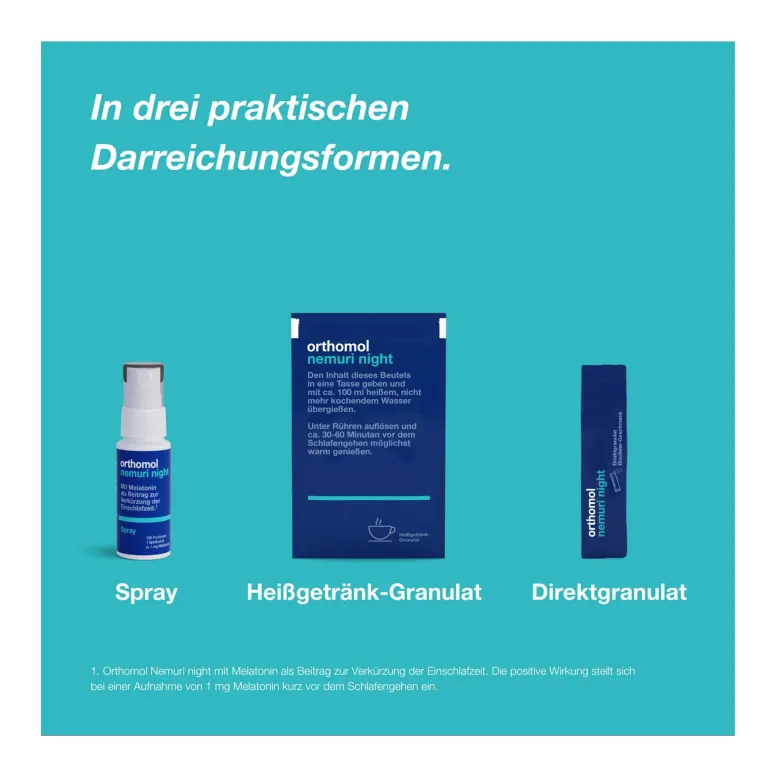 Orthomol nemuri night Direktgranulat, 30 St
