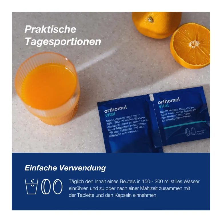Orthomol Vital Granulat/Tablette/Kapseln Orange, 30 St