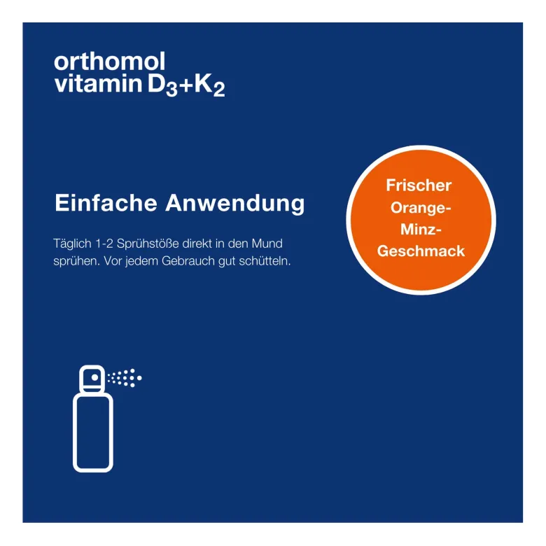 Orthomol vitamin D3+K2 Spray, 20 ml