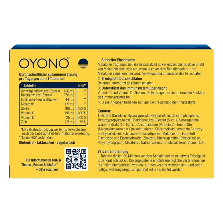 Oyono Nacht Intens Immun Tabletten, 20 St