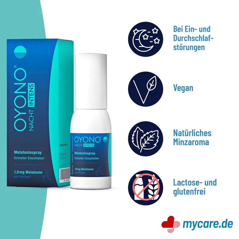 Oyono Nacht Intens Melatoninspray, 30 ml