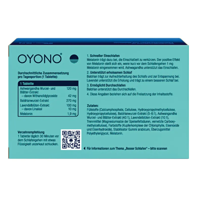 Oyono Nacht Intens Tabletten, 60 St