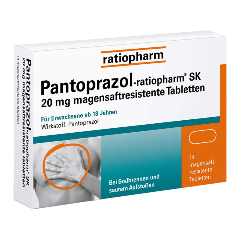 Pantoprazol-ratiopharm SK 20 mg, 14 St