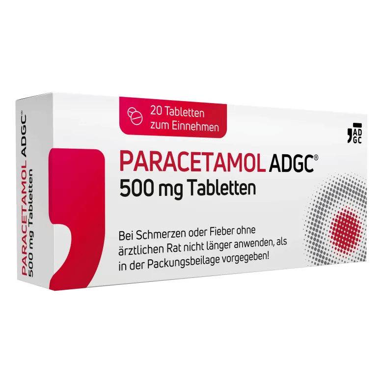 Paracetamol Adgc 500 mg Tabletten, 20 St