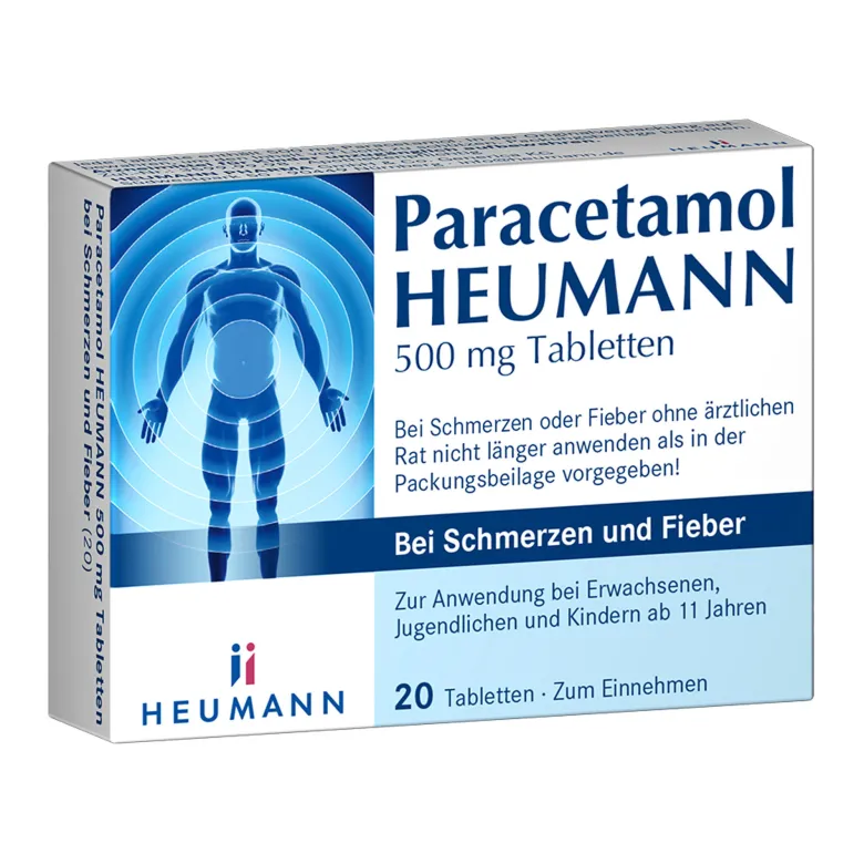 Paracetamol HEUMANN 500 mg Tabletten, 20 St