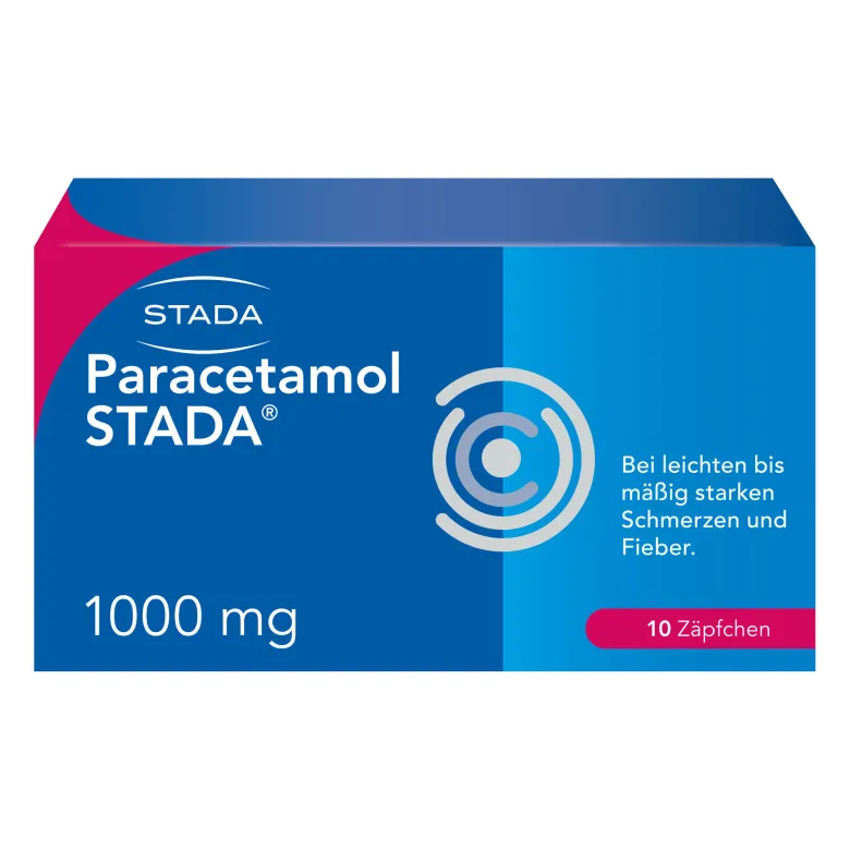 Paracetamol Stada 1000 mg Zäpfchen, 10 St
