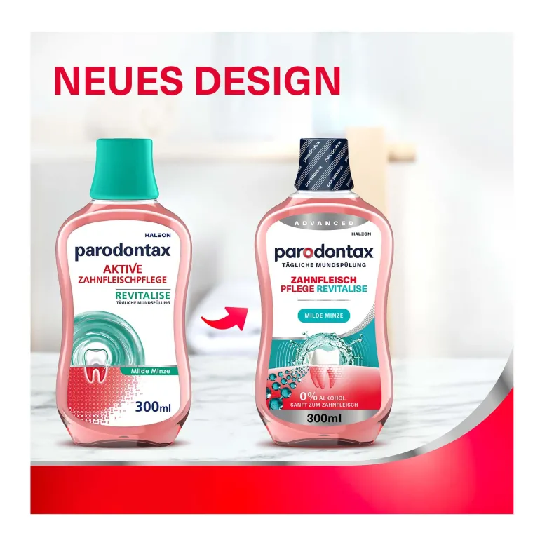 Parodontax Tägliche Mundspülung zur Zahnfleischpflege, 300 ml